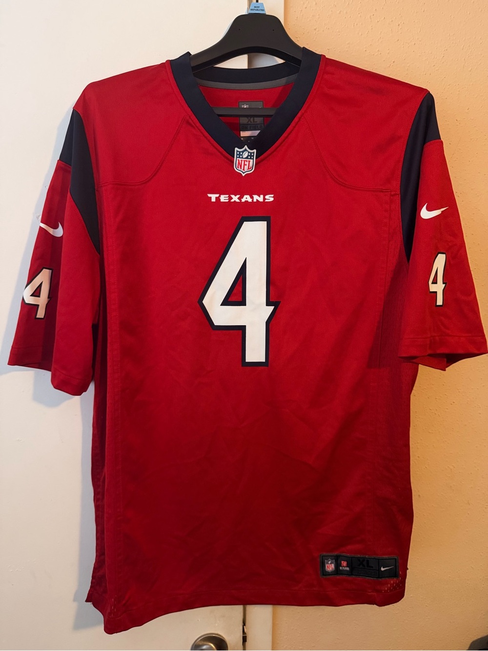 Nike NFL Deshaun Watson Houston Texans Jersey #4 - Mens Size XL